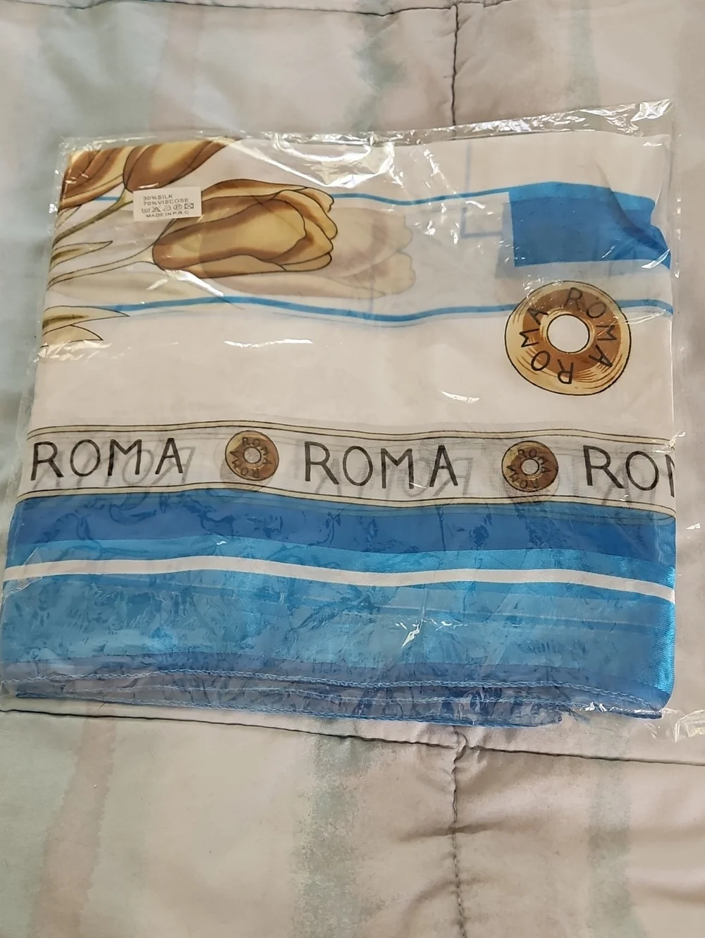 NWT Roma Silk Blend Large Scarf